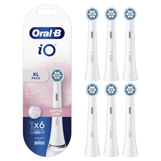 Oral-B Braun  iO Gentle Care Cabezales De Recambio, 6 Unidades