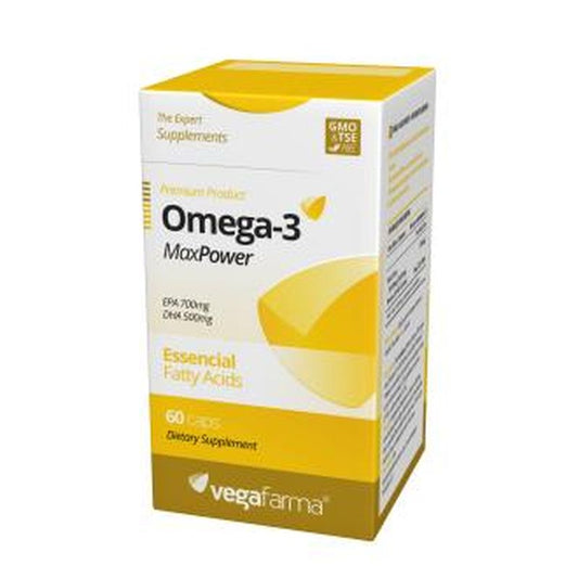 Vegafarma Omega 3 Maxpower 60 Cápsulas 