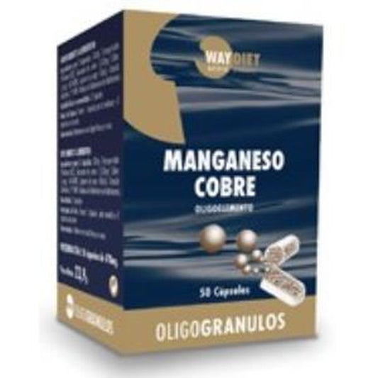Waydiet Natural Products Manganeso-Cobre Oligogranulos 50Caps.