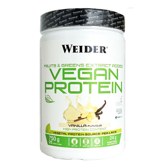 Weider Vegan Protein Vainilla Sin Soja , 750 gr   