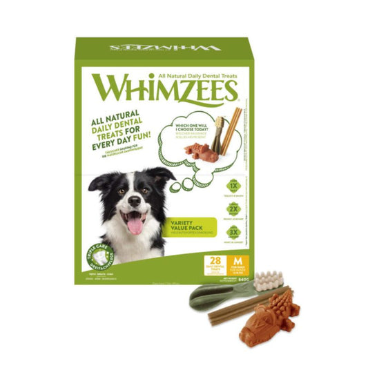 Whimzees Variety Value Box M 28Uds