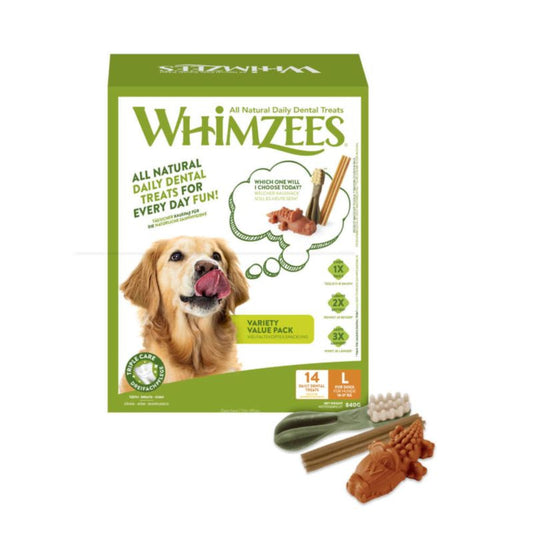 Whimzees Variety Value Box L 14Uds