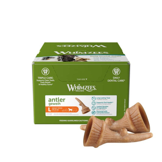 Whimzees Occupy Antler L 22Uds