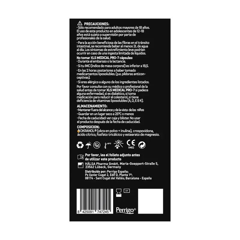 Xls Medical Pro7 Pack 3x180 Cápsulas
