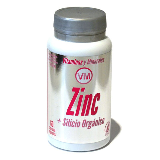 Ynsadiet Zinc + Silicio Organico , 60 cápsulas