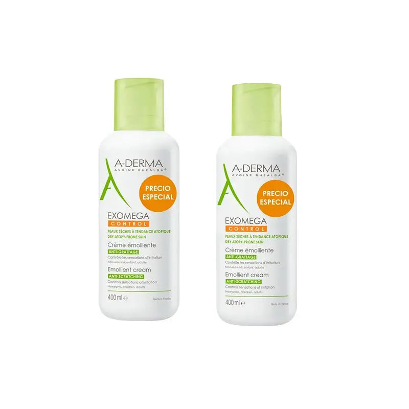 A-Derma Kit Exomega Crema, 2X400 Ml
