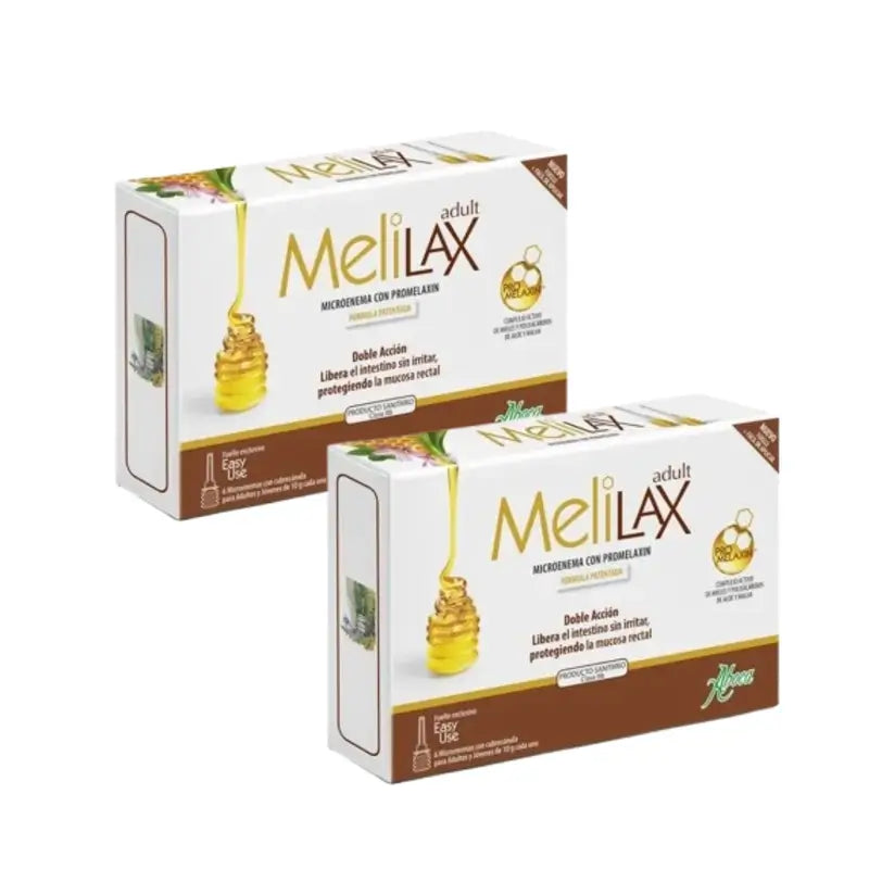 Aboca Melilax Adult, 2x6 Microenemas de 10 gr