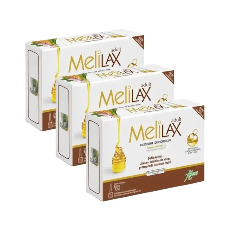 Aboca Melilax Adult, 3x6 Microenemas de 10 gr