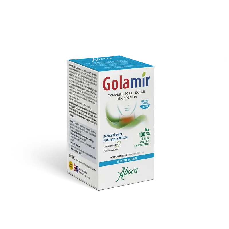 Aboca Golamir 2Act Spray Garganta Sin Alcohol, 30 ml