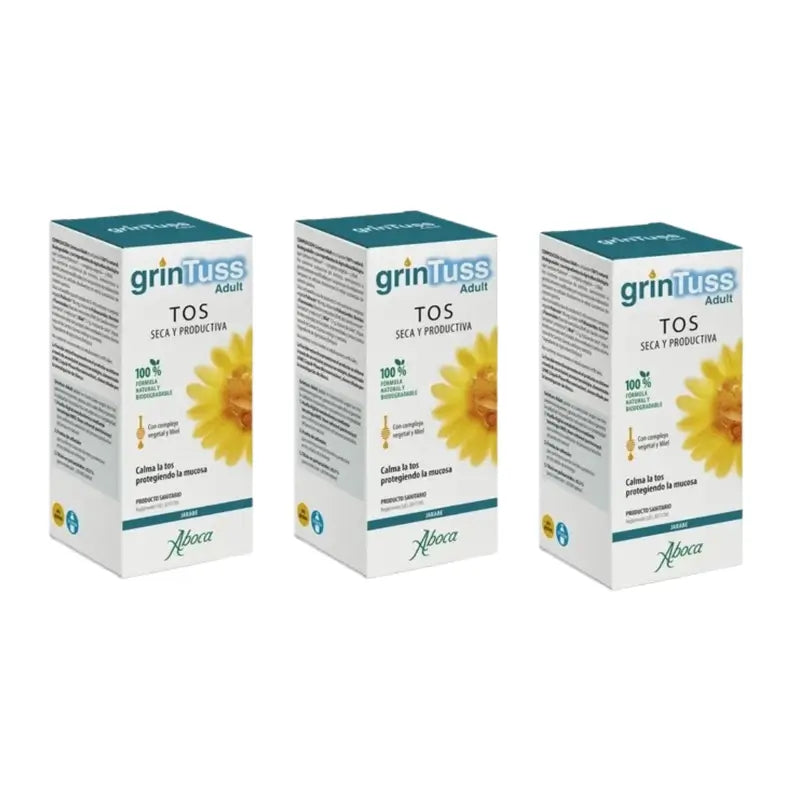 Aboca Grintuss Adult Jarabe, 3x180 gr