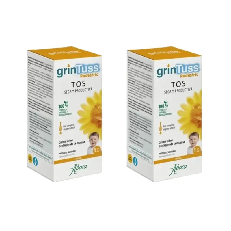 Aboca Grintuss Pediatric Jarabe, 2x180 gr
