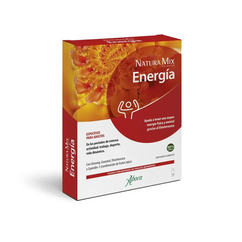 Aboca Natura Mix Advanced Energía, 10 Frascos