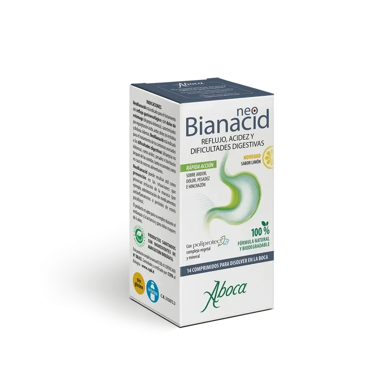 Aboca Neobianacid Limón, 14 Comprimidos