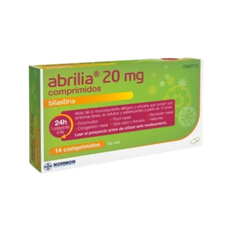 Bilastina 20 mg Abrilia Normon , 14 Comprimidos