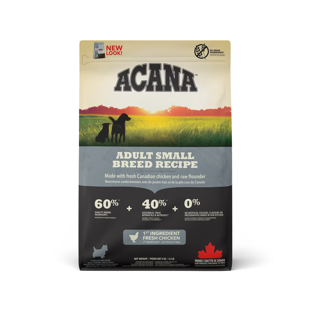 Acana Canine Adult Heritage Razas Pequeñas 2Kg pienso para perros