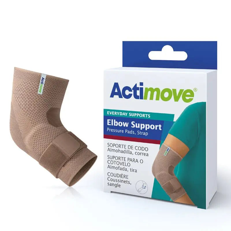 Actimove Codera Elástica Con Almohadilla Y Banda, Color Beige, Talla L