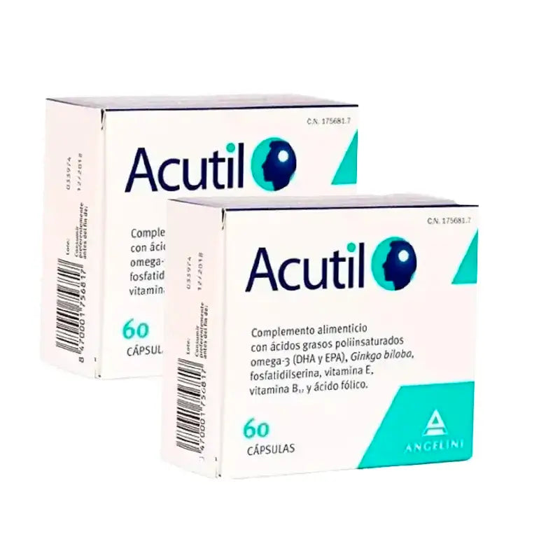 Acutil, Pack 2 x 60 cápsulas