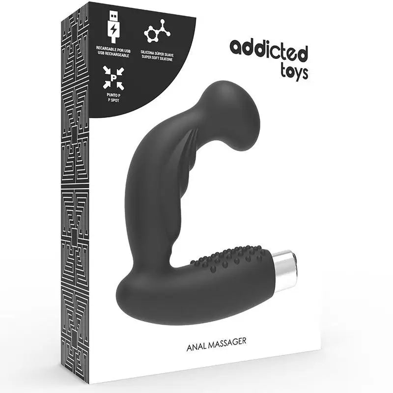 Addicted Toys Vibrador Prostático Recargable Negro