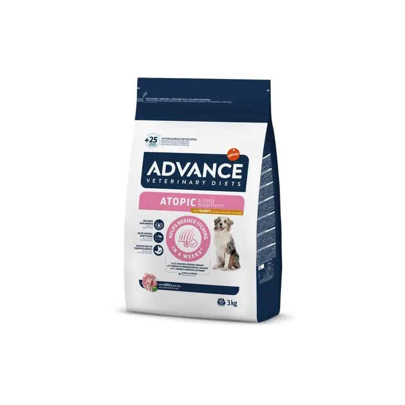 Advance Vet Canine Adult Atopic Conejo 3Kg, pienso para perros