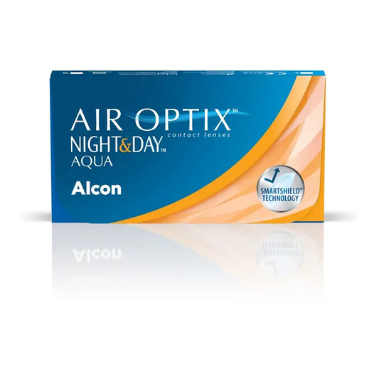 Air Optix Night&Day Aqua Lentillas Esféricas Mensuales , 6 unidades