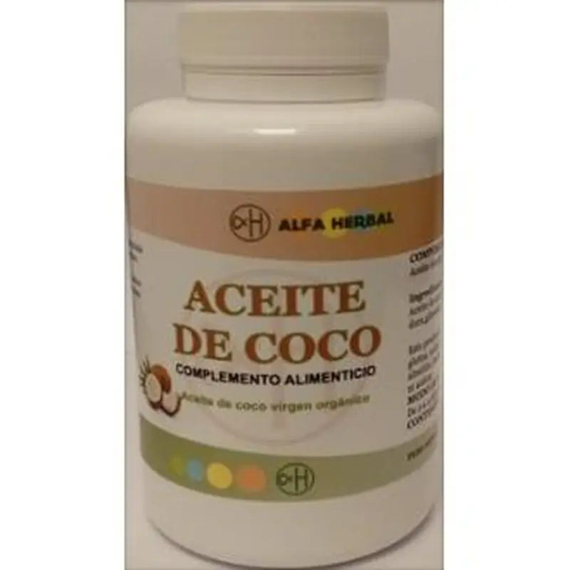 Alfa Herbal Aceite De Coco 120 Cápsulas