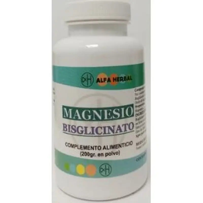 Alfa Herbal Magnesio Bisglicinato Polvo 200Gr.