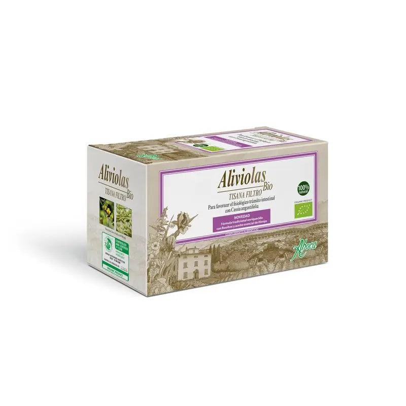 Aboca Aliviolas Bio Tisana Estreñimiento, 20 Bolsitas