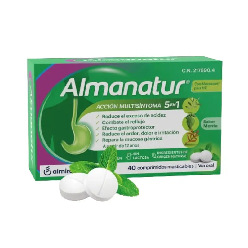 Almanatur Menta, 40 Comprimidos
