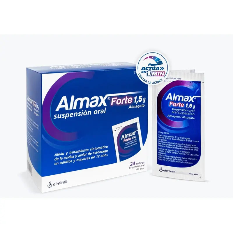 Almax Forte 1,5 gr 24 Sobres Suspensión Oral