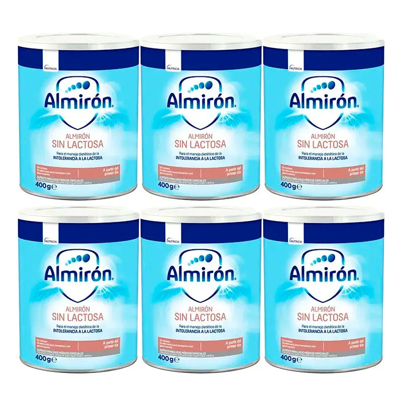 Almirón Sin Lactosa, 6 X 400 gr
