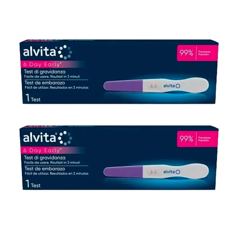 Alvita Test De Embarazo Ultrasensible Pack 2 uds