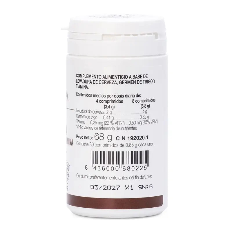 Ana Maria Lajusticia Levadura de Cerveza, 80 comprimidos