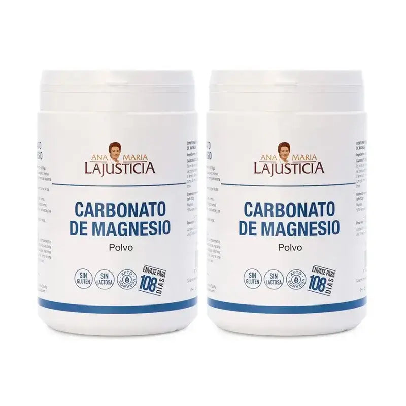 Ana Maria Lajusticia Carbonato de Magnesio, Pack 2 x 130 comprimidos - Polvo