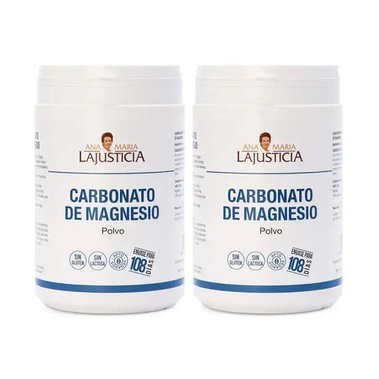 Ana Maria Lajusticia Carbonato de Magnesio, Pack 2 x 130 comprimidos - Polvo