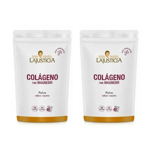 Ana Maria Lajusticia Colágeno Con Magnesio Doypack , 2x350 gr