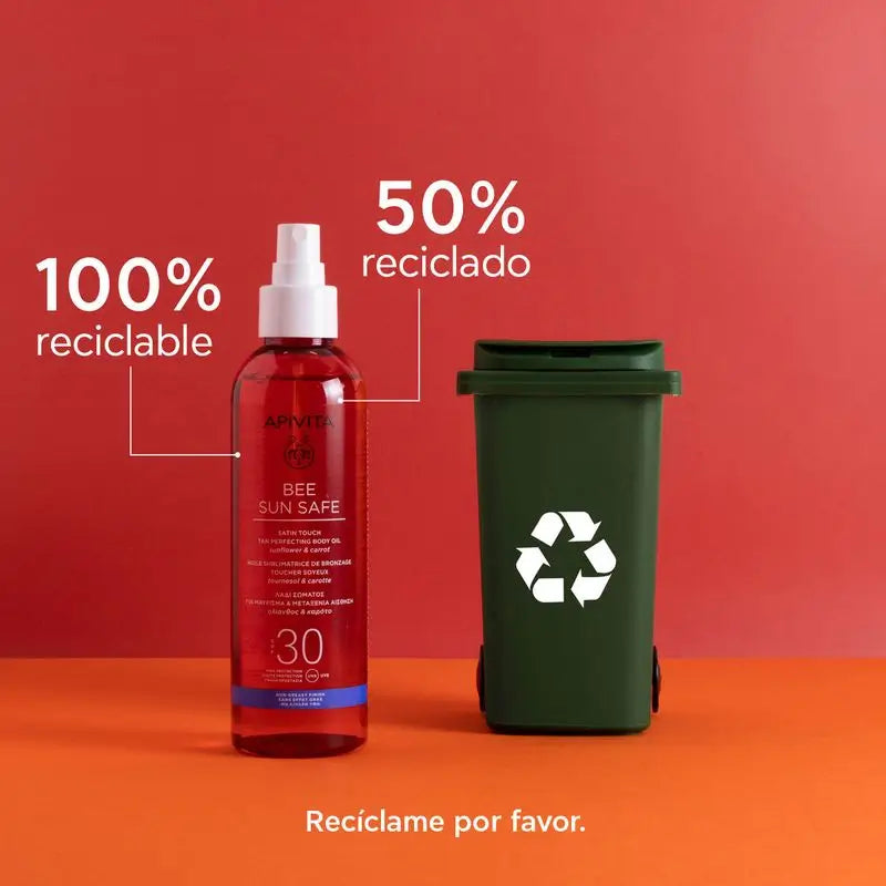 APIVITA Aceite Corporal Bronceado Perfecto SPF30 200 ml