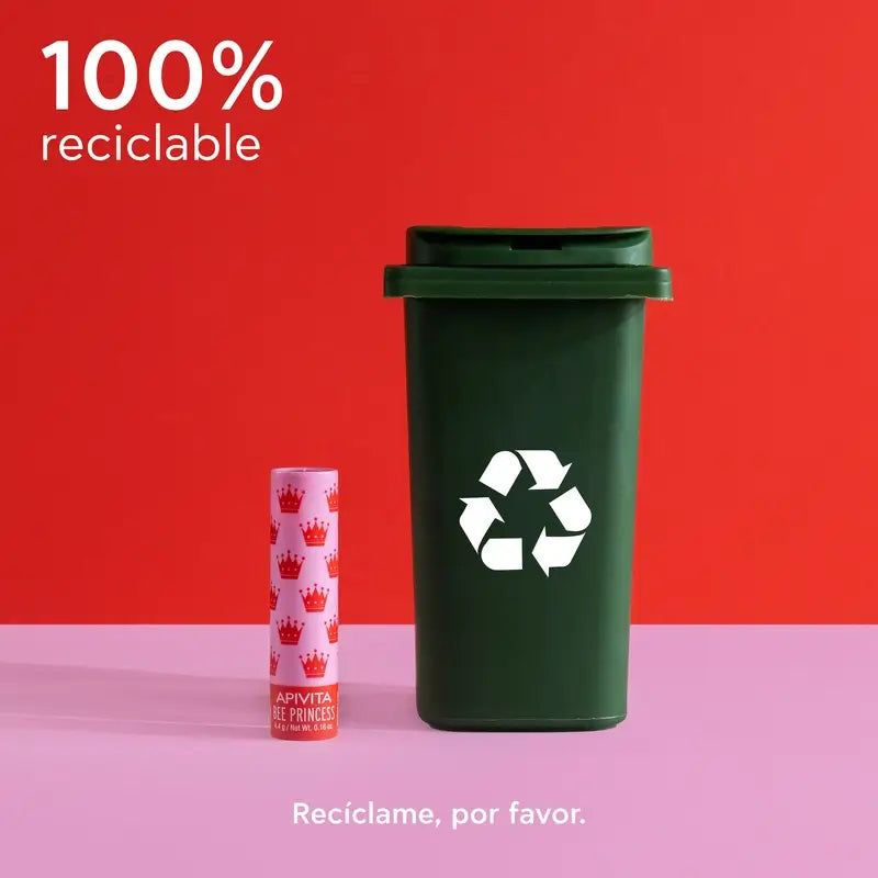 APIVITA Bálsamo Labial Bee Princess con Albaricoque 4,4 gr