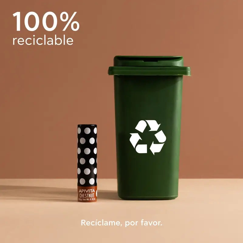 APIVITA Bálsamo Labial con Color con Castaña 4,4 gr