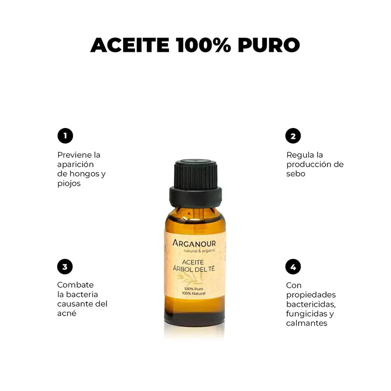 Arganour Aceite Esencial Aceite De Árbol Del Té, 20 Ml