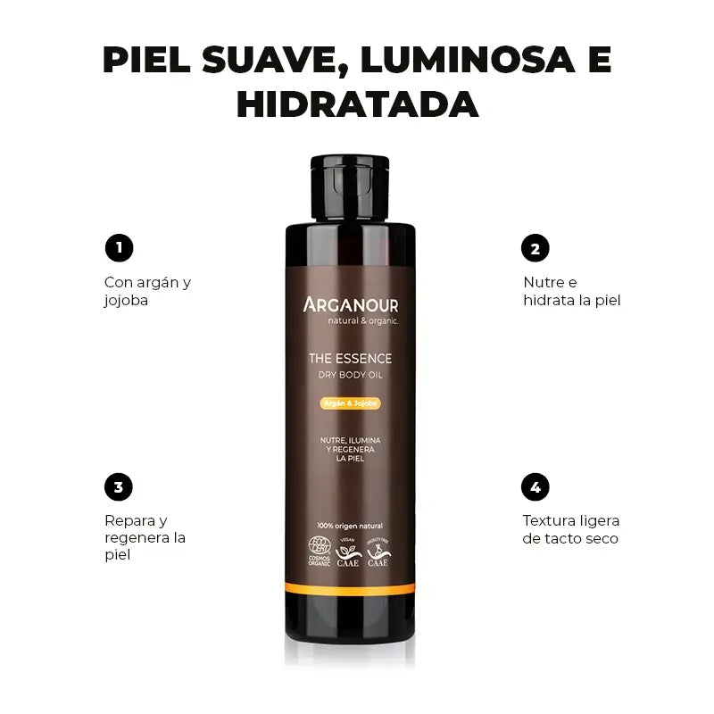 Arganour Corporal Aceite Corporal Vitaminico The Essence, 200 Ml