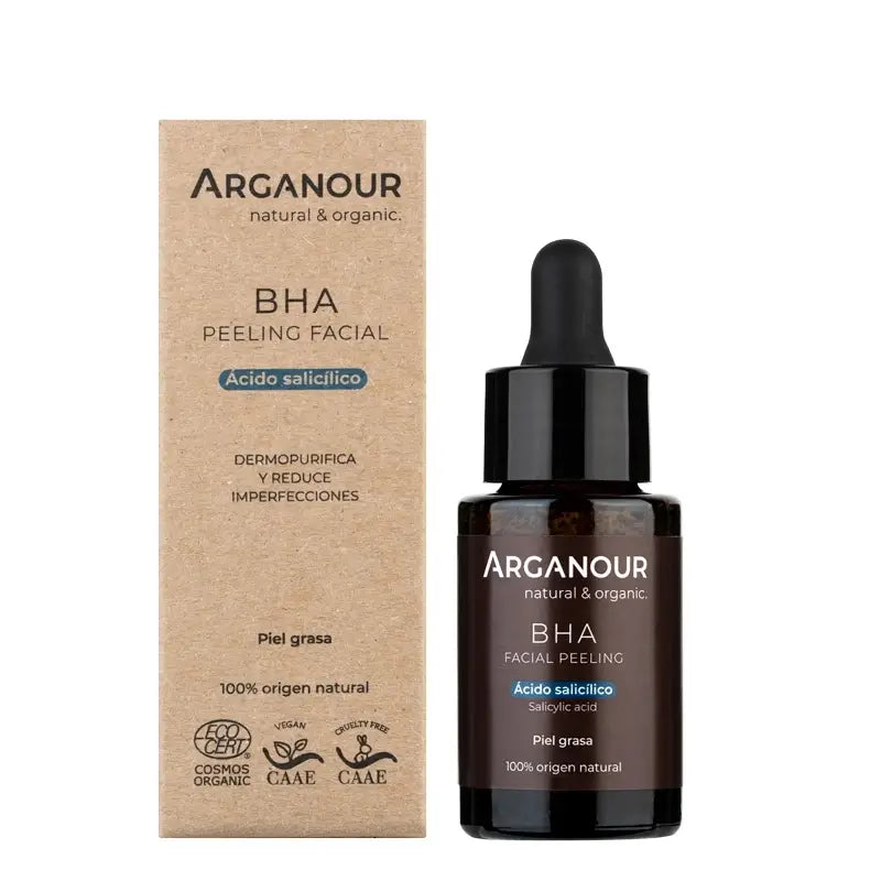 Arganour Facial Bha Peeling Facial Con Ácido Salicílico, 30 Ml