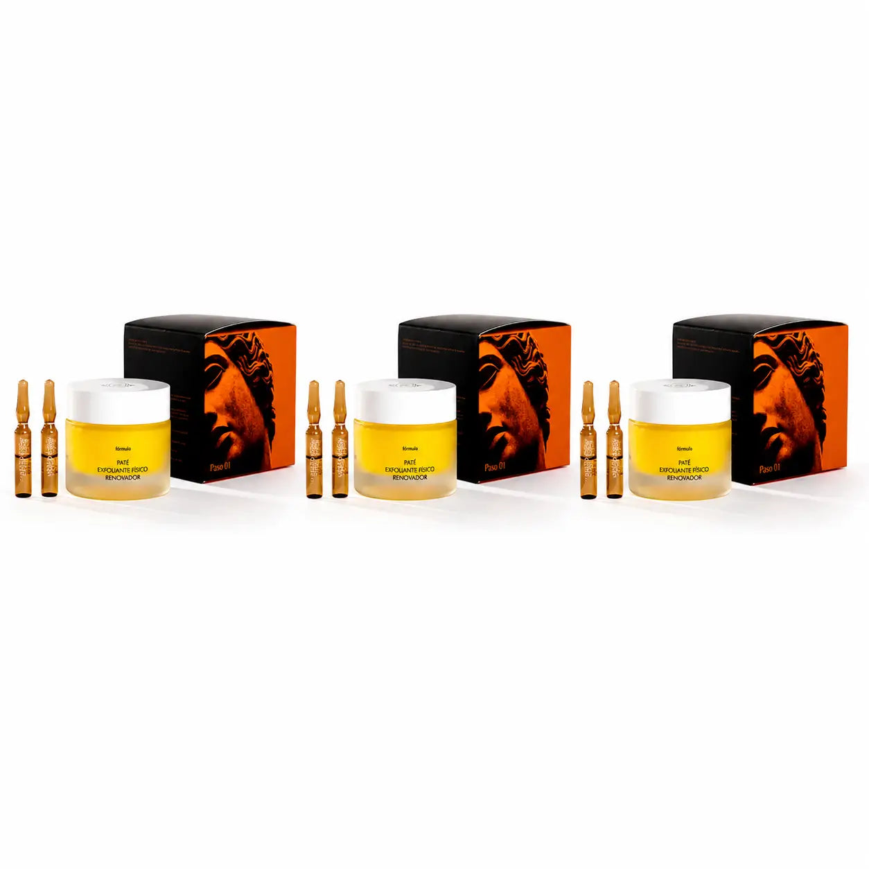 Arturo Alba Paté Exfoliante Físico Renovador , pack 3