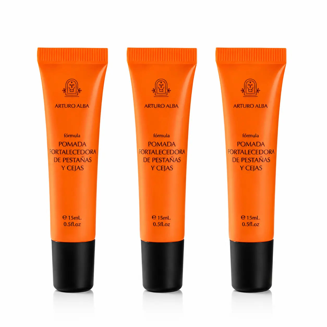 Arturo Alba Pomada Fortalecedora De Pestañas Y Cejas, 15 Ml , pack 3