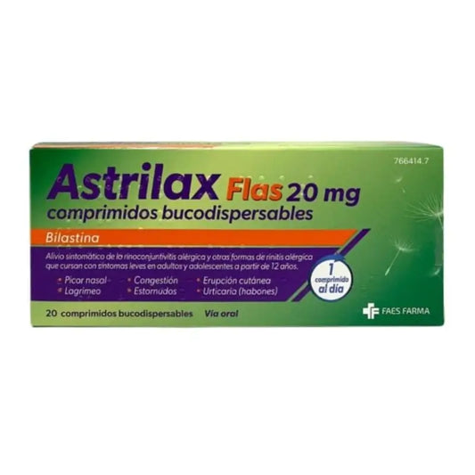 Astrilax Flas 20 Mg, 20 comprimidos