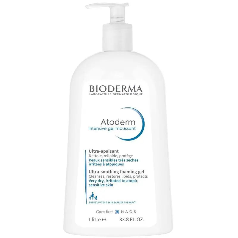 BIODERMA Atoderm Intensive Gel Moussant Piel Seca 1 Litro