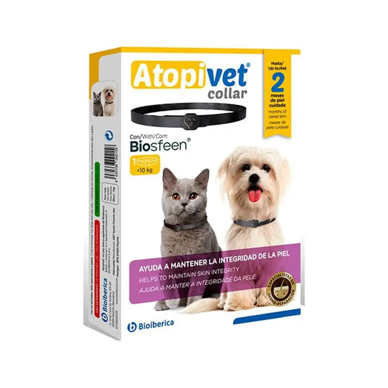 Atopivet Collar 35Cm Perros y Gatos Hasta 10Kg, 1Ud
