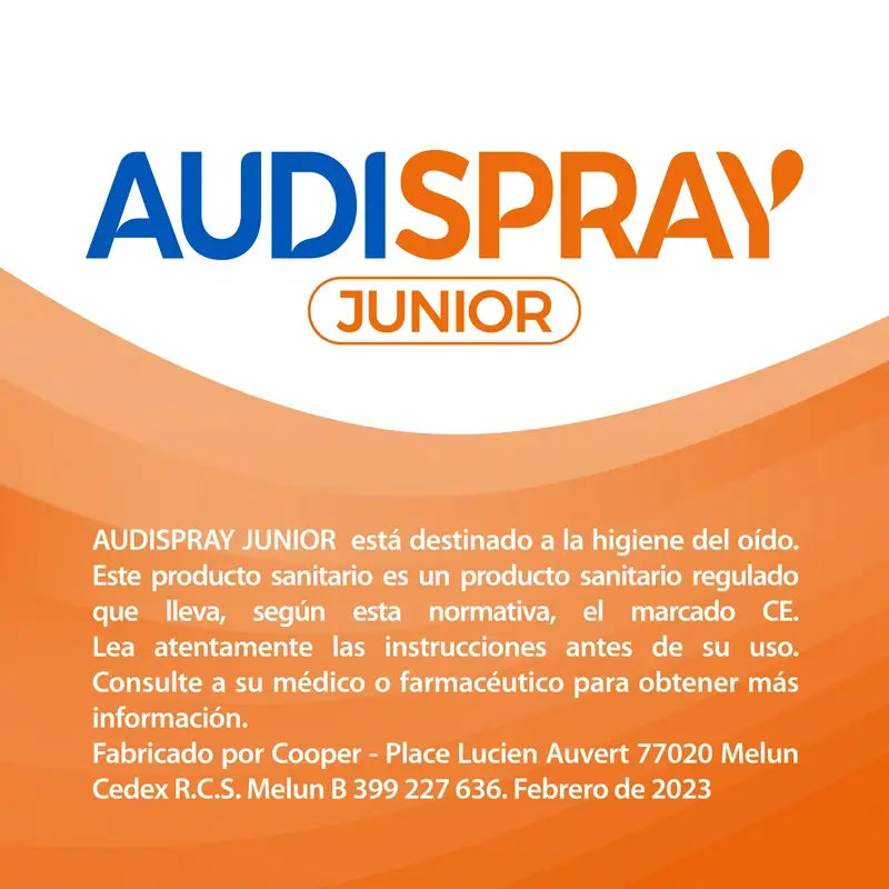 Audispray Junior Solución Limpieza Oídos 15 ml