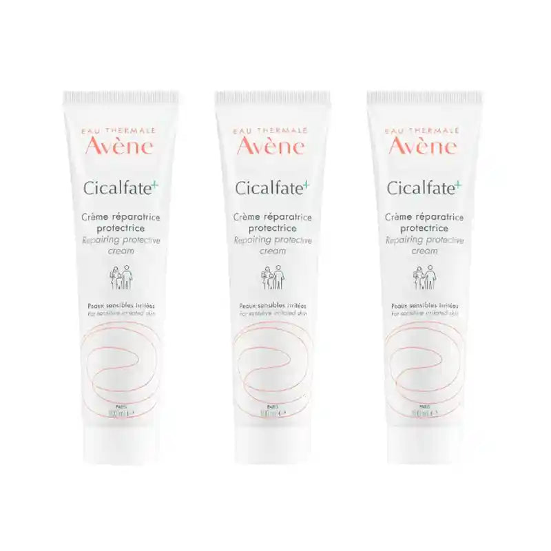 Avene Cicalfate Crema Reparadora, 3x100 ml