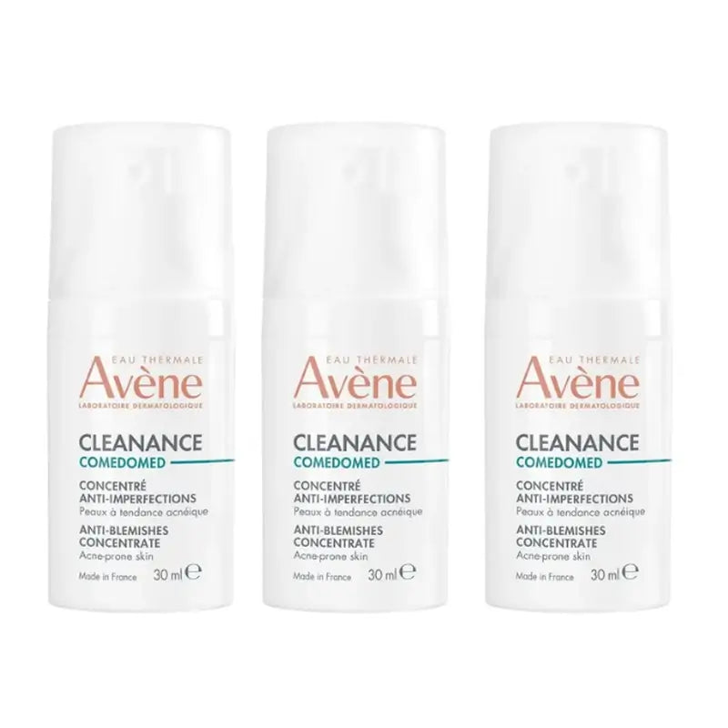 Avene Cleanance Comedomed Concentrado Anti-Imperfecciones, 3x30 ml