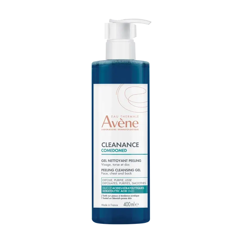 Avène Cleanance Comedomed Gel Limpiador Exfoliante , 400 ml